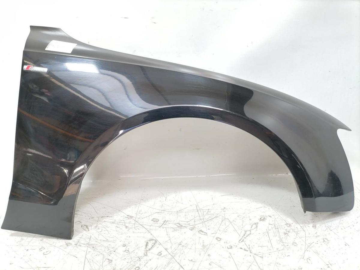 Audi A5 8T original Kotfl&uuml;gel vorn rechts LY9B Brillantschwarz Bj.2009